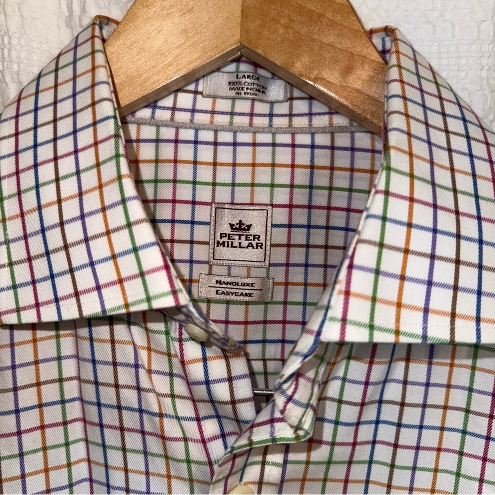 Peter Millar Plaid Button Down - image 3